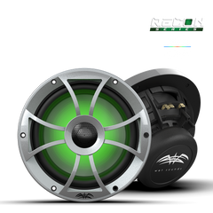 Wet Sounds RECON™ Series 8-inch High-Output Component Style Coaxial Speakers w/ XS-Silver RGB Grilles
