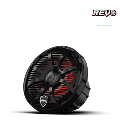 Wet Sounds REVO Series 6.5-inch High-Output Component Style Coaxial Speakers w/ SW-Black RGB Grilles