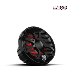 Wet Sounds REVO Series 6.5-inch High-Output Component Style Coaxial Speakers w/ SW-Black RGB Grilles