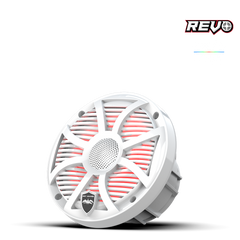 Wet Sounds REVO Series 6.5-inch High-Output Component Style Coaxial Speakers w/ SW-White RGB Grilles