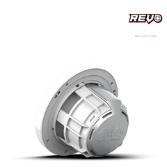 Wet Sounds REVO Series 6.5-inch High-Output Component Style Coaxial Speakers w/ XS-White-Stainless Steel RGB Grilles