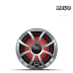 Wet Sounds REVO Series 6.5-inch High-Output Component Style Coaxial Speakers w/ XS-Silver RGB Grilles