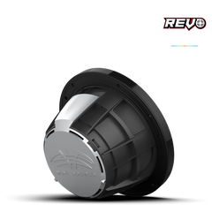 Wet Sounds REVO Series 8-inch High-Output Component Style Coaxial Speakers w/ XS-Black-Stainless Steel RGB Grilles
