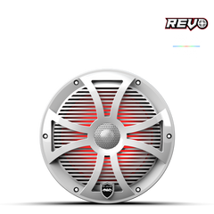 Wet Sounds REVO Series 8-inch High-Output Component Style Coaxial Speakers w/ SW-White RGB Grilles