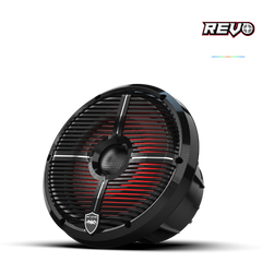 Wet Sounds REVO Series 8-inch High-Output Component Style Coaxial Speakers w/ XW-Black RGB Grilles