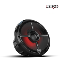 Wet Sounds REVO Series 8-inch High-Output Component Style Coaxial Speakers w/ XW-Black RGB Grilles
