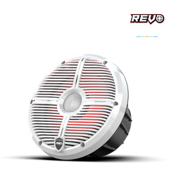 Wet Sounds REVO Series 8-inch High-Output Component Style Coaxial Speakers w/ XW-White RGB Grilles