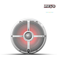 Wet Sounds REVO Series 8-inch High-Output Component Style Coaxial Speakers w/ XW-White RGB Grilles
