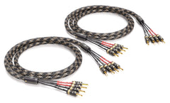 VIABLUE SC-4 Bi-Amping T8 Banana Speaker cable