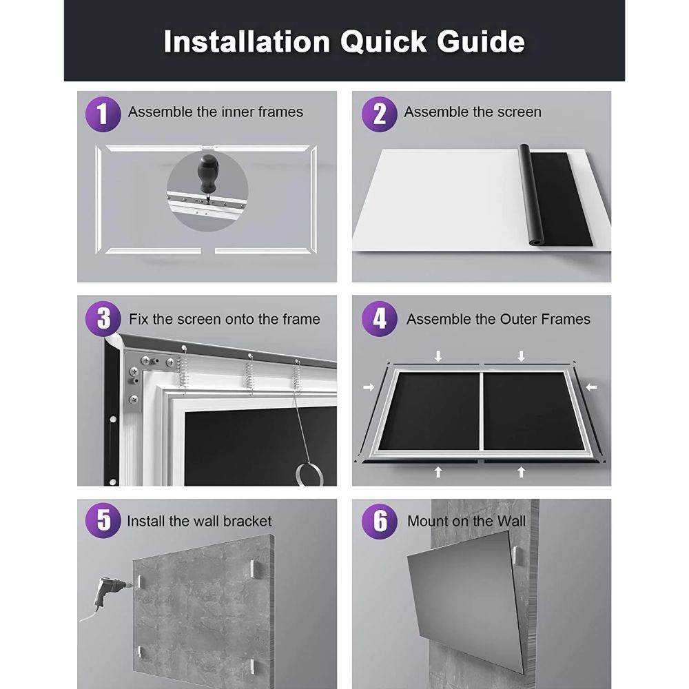 AWOL Vision 100" -120" DAYLIGHT ALR SCREEN - Dreamedia AV