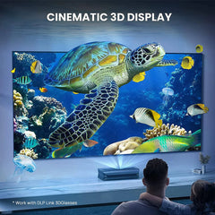 Awol Vision LTV-3000 Pro Plus 100''-120'' Cinematic ALR Screen Bundle - 4K 3D Ultra Short Throw Triple Laser Projector - Dreamedia AV