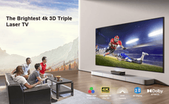 Awol Vision LTV-3500 Pro Plus 100''-120'' Daylight ALR Screen Laser TV Bundle - Dreamedia AV