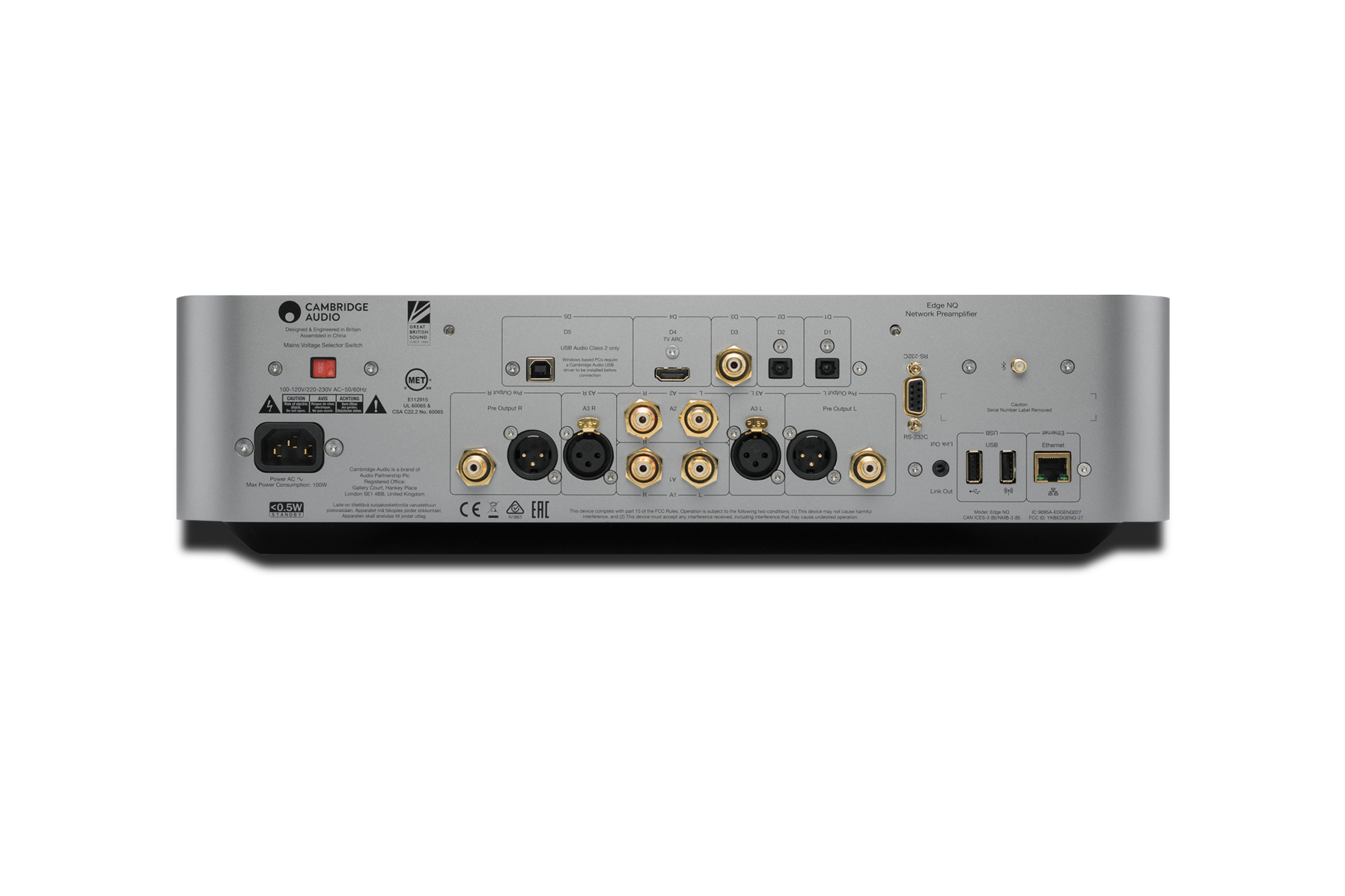 Cambridge Audio Edge NQ Preamplifier with Network Player - Dreamedia AV