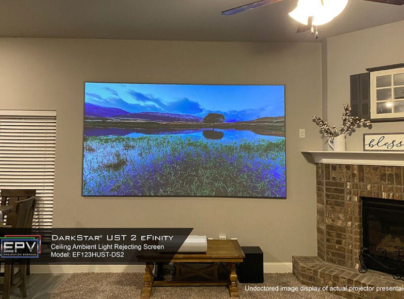 EPV Dark Star 2 UST Edge-Free eFinity Projector Screen - Dreamedia AV