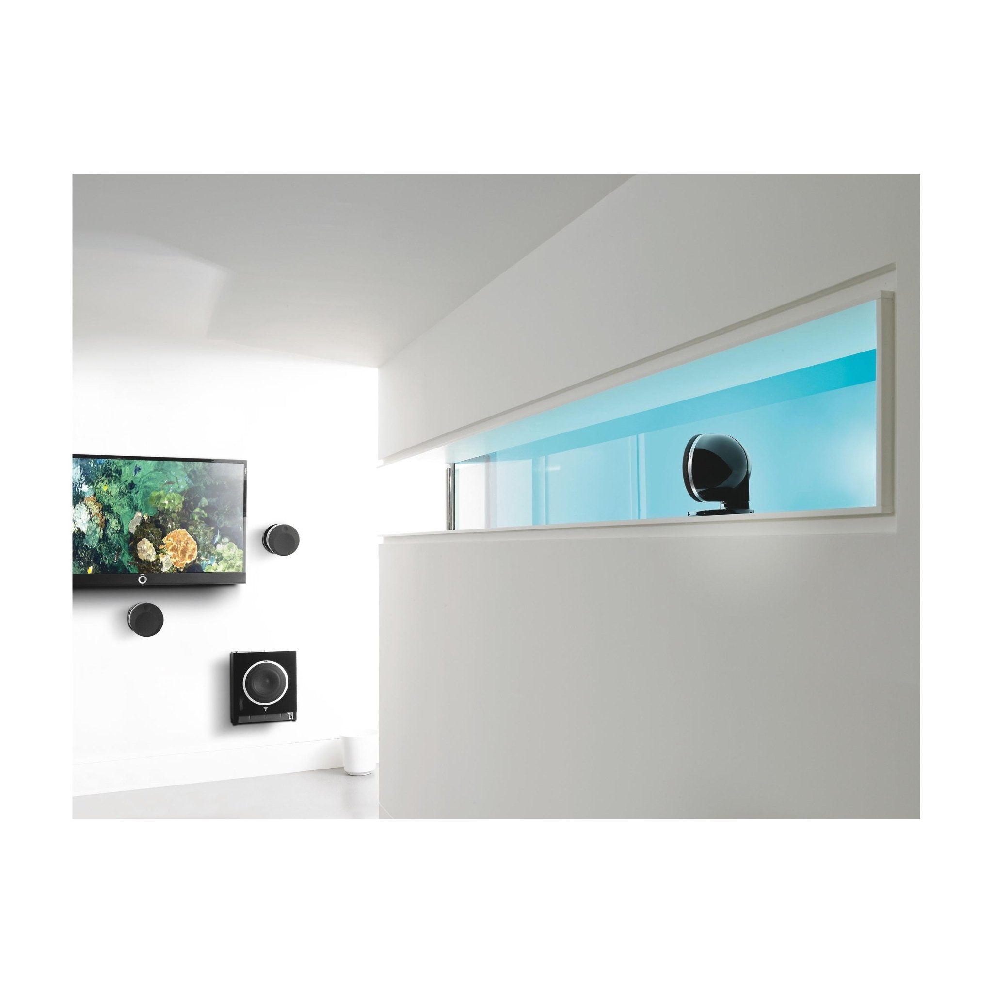 Focal Sub Air Compact - Thin - Wall Mountable Powered Subwoofer - Dreamedia AV