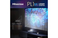 Hisense PL1 Laser Cinema 2200-Lumen UHD 4K Ultra Short-Throw Laser Smart Home Theater Projector - Dreamedia AV