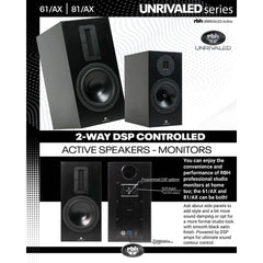 RBH Sound 81/AX Freestanding Active Monitor (Pair) - Dreamedia AV