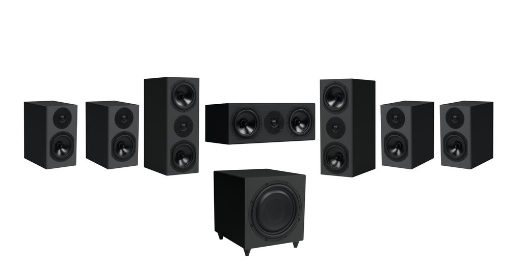 RBH Sound Impression Freestanding 7.1 Bundle (Black Satin) - Dreamedia AV