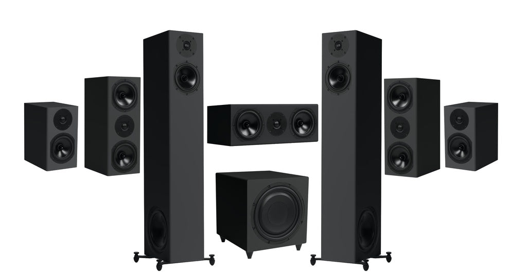 RBH Sound Impression Freestanding 7.1 Bundle (Black Satin) - Dreamedia AV