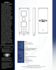 RBH Ultra3-SW 2-way 3-channel speaker-bar (non-powered) - Dreamedia AV