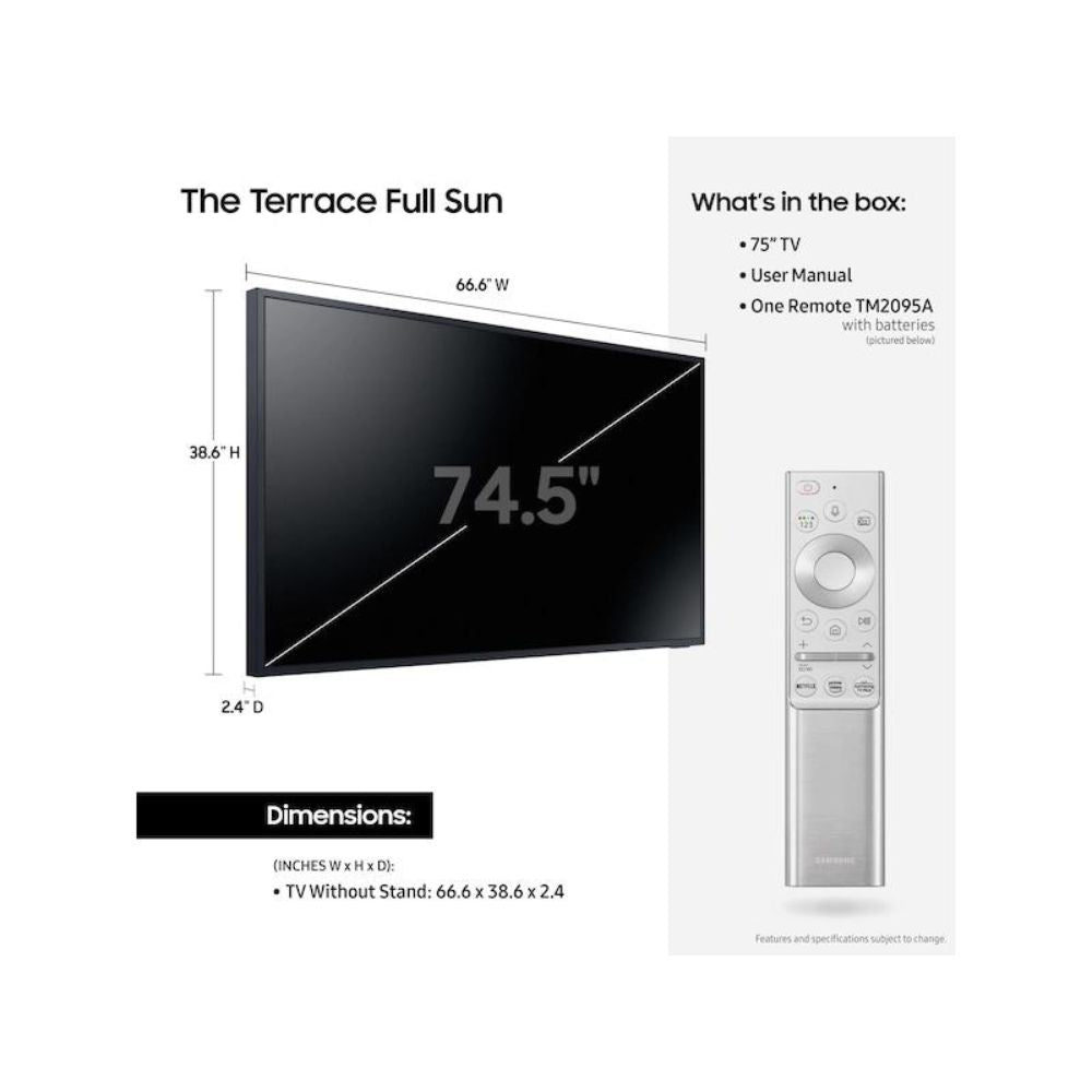 Samsung The Terrace Full Sun - Dreamedia AV