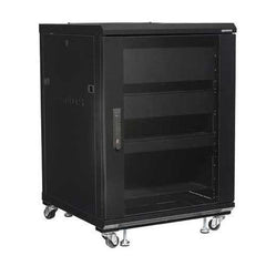 SANUS 15U 34" Tall AV Component Rack for Home Theater Equipment - Dreamedia AV