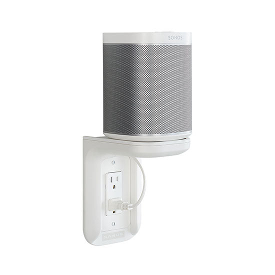 SANUS Wall Outlet Shelf, Designed for Sonos Play1 and other Small Electronics - Dreamedia AV