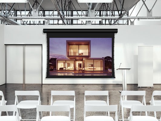 Stewart Filmscreen Luxus 16:9 (HD) Retractable Below Ceiling Projector Screen - Dreamedia AV
