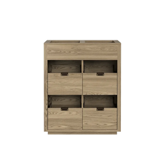 Symbol Audio Dovetail 2 × 2.5 Storage Cabinet - Dreamedia AV