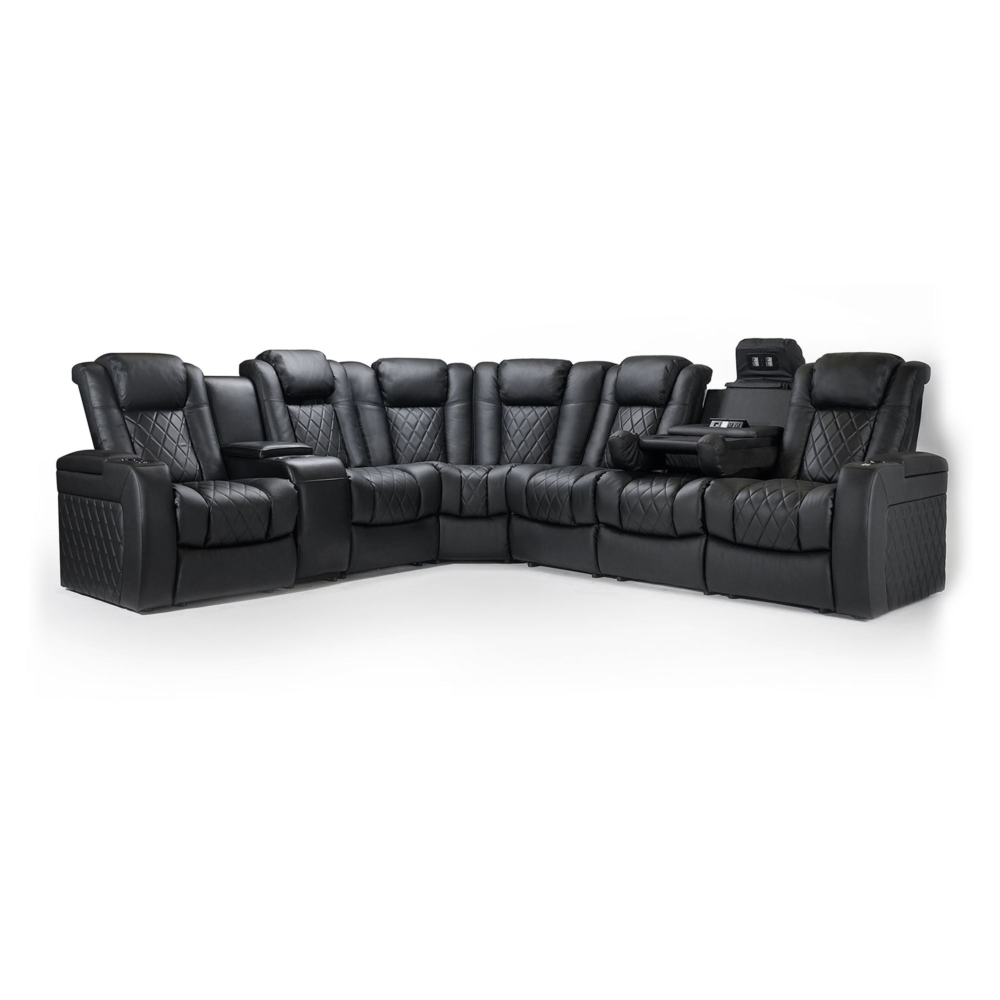 Valencia Tuscany Multimedia Sectional Home Theater Seating - Dreamedia AV