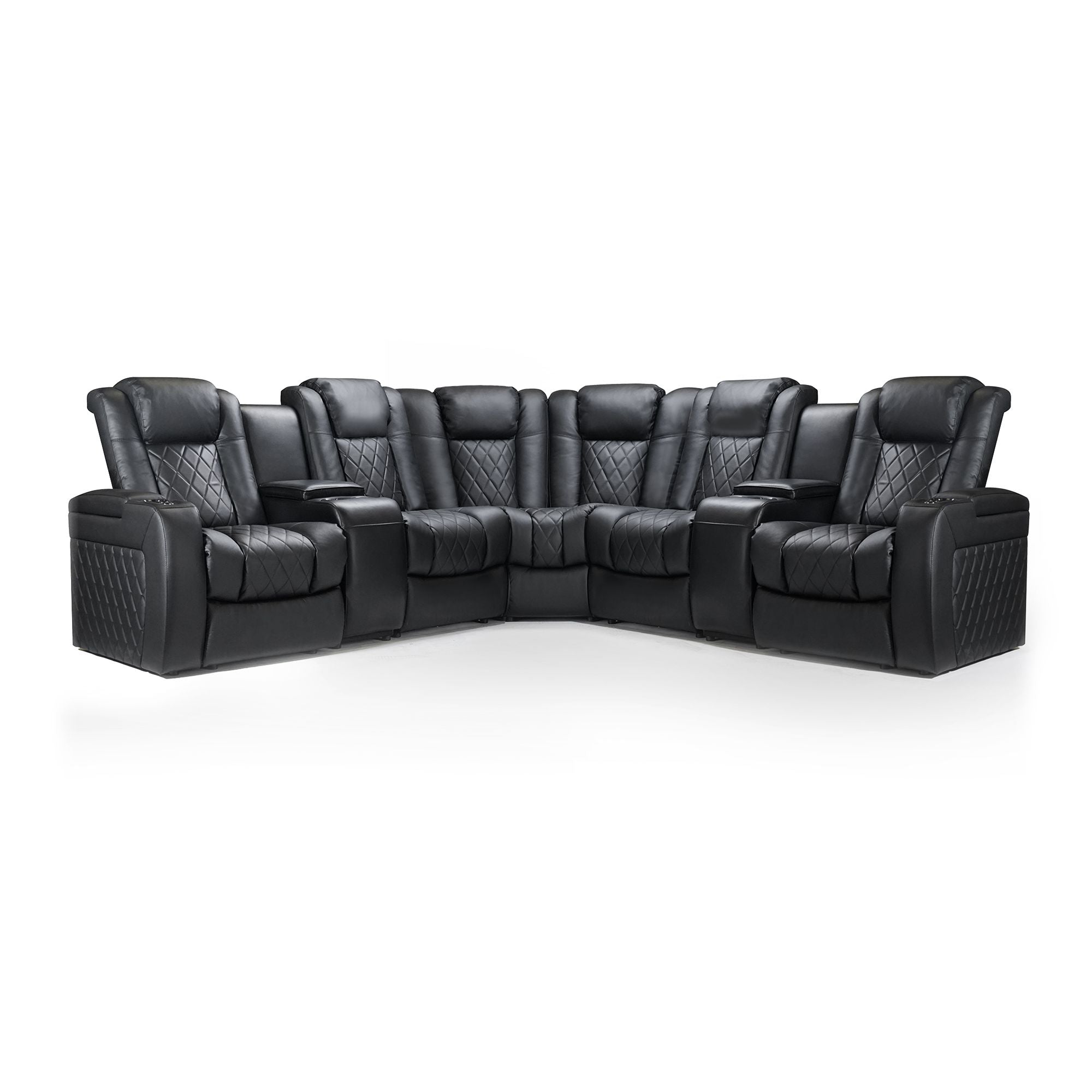 Valencia Tuscany Multimedia Sectional Home Theater Seating - Dreamedia AV