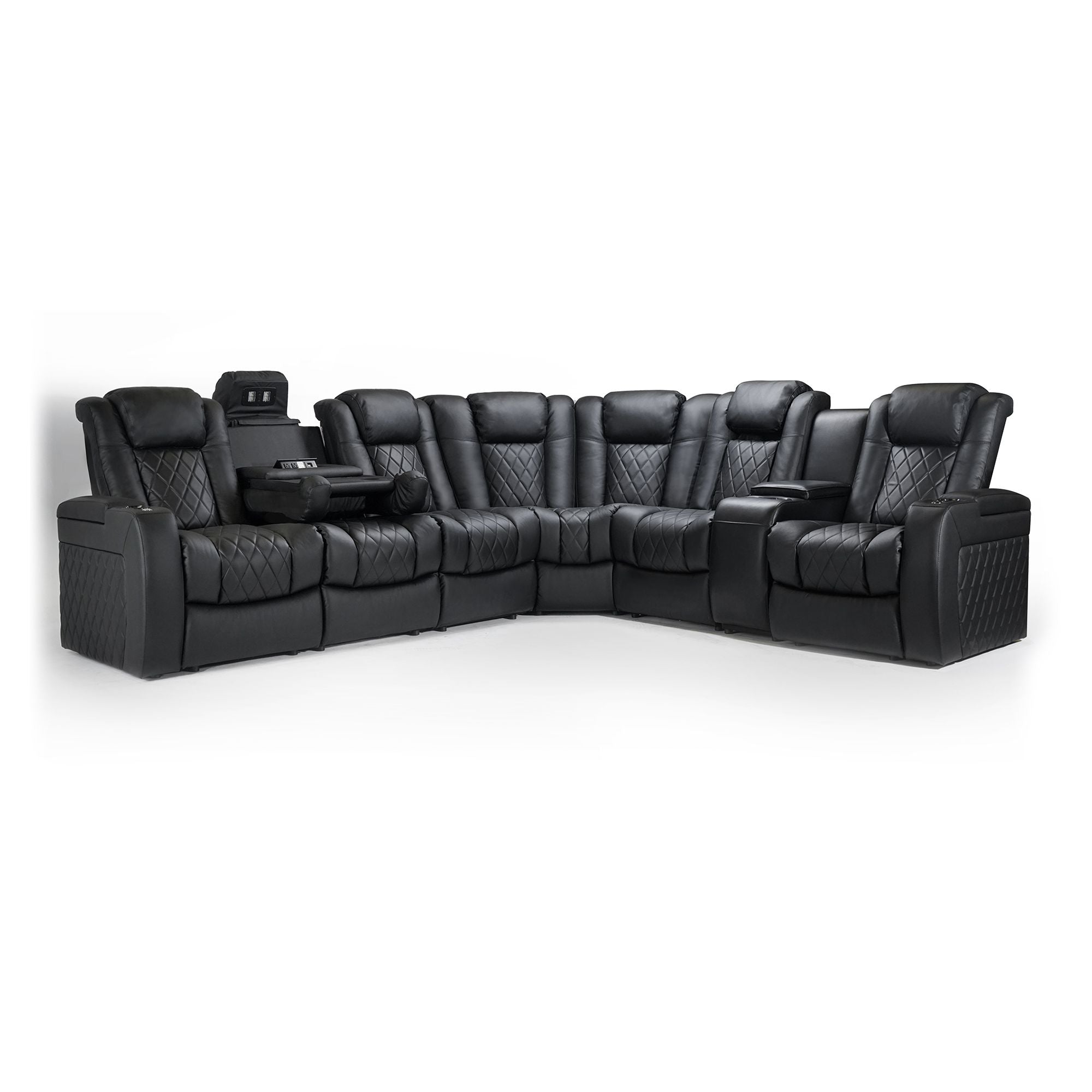 Valencia Tuscany Multimedia Sectional Home Theater Seating - Dreamedia AV