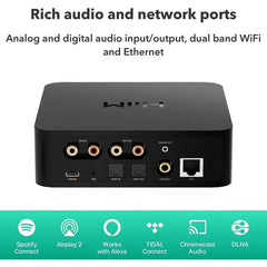 WiiM Pro Plus Music Streamer with High-performance DAC and Voice Remote - Dreamedia AV