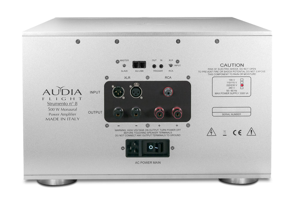 Audia Flight Strumento No. 8 Mono Power Amplifier - Dreamedia AV