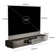 Awol Vision 100''-120'' Vanish Rollable Laser 4K TV - Smart Cabinet Bundle - Dreamedia AV