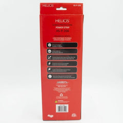 Helios 6 Outlet Surge Protector With USB Outlets - Dreamedia AV
