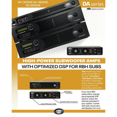 RBH DA-1802DSP two-channel subwoofer amplifier - Dreamedia AV