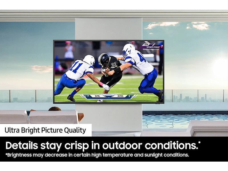 Samsung Outdoor TV - The Terrace 85" Class Full Sun Neo QLED 4K LST9C - Dreamedia AV