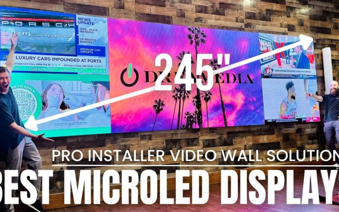 Exploring Video Walls with Just Video Walls