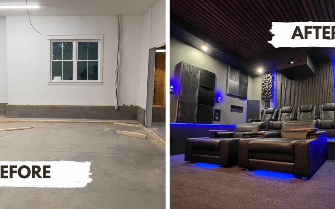 From Garage to Home Theater Glory: Kellen’s Transformation Story