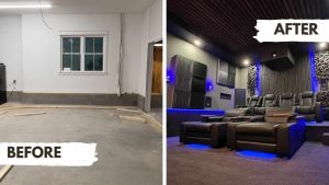 From Garage to Home Theater Glory: Kellen’s Transformation Story