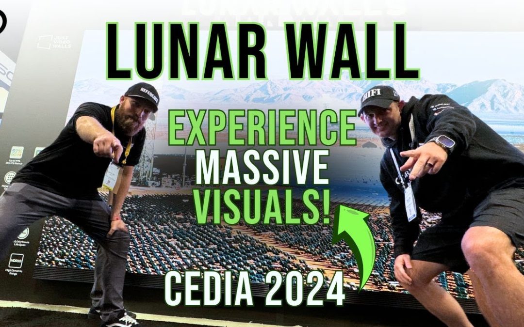 Revolutionizing Home Entertainment: The New Lunar Wall by Just Video Walls