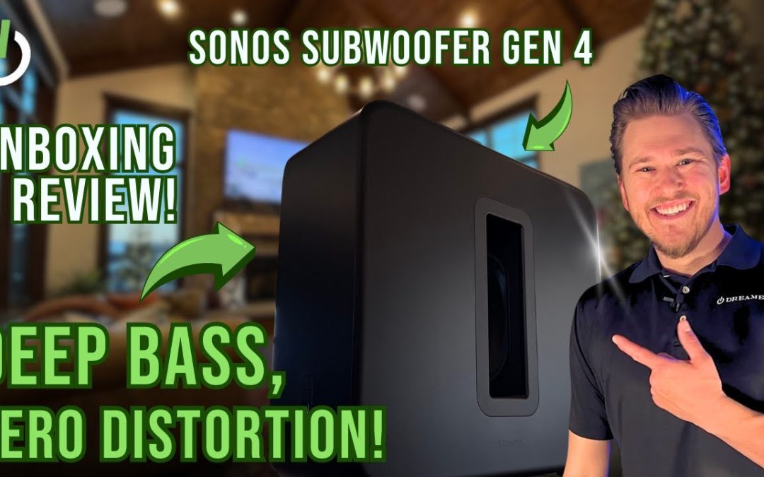 Unboxing the New Sonos Subwoofer Gen 4: A Game-Changer for Wireless Audio