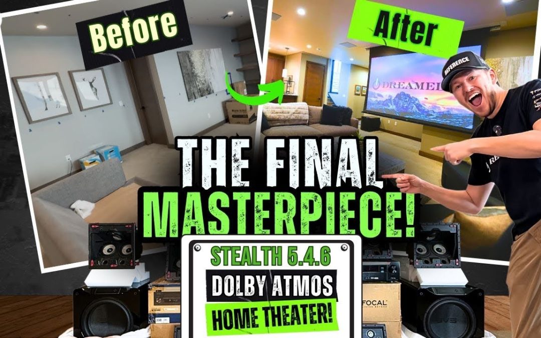 Transforming a Flex Room into a Stealth 5.4.6 Dolby Atmos Home Theater