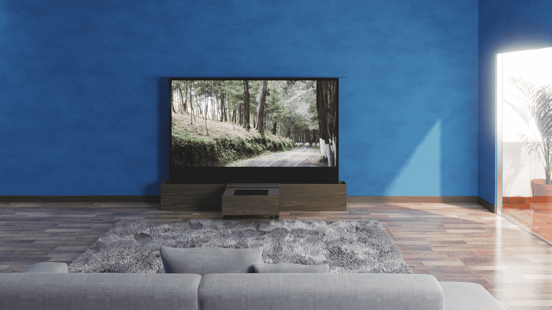 Aegis Cabinets Ares Motorized UST Compartment with Cassette Housing for 100″ Rising Screen - Image 8