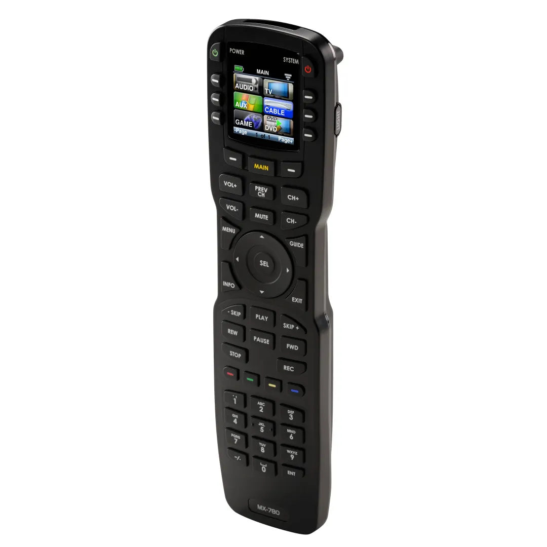 URC IR/RF Hard Button Remote Control with Color LCD