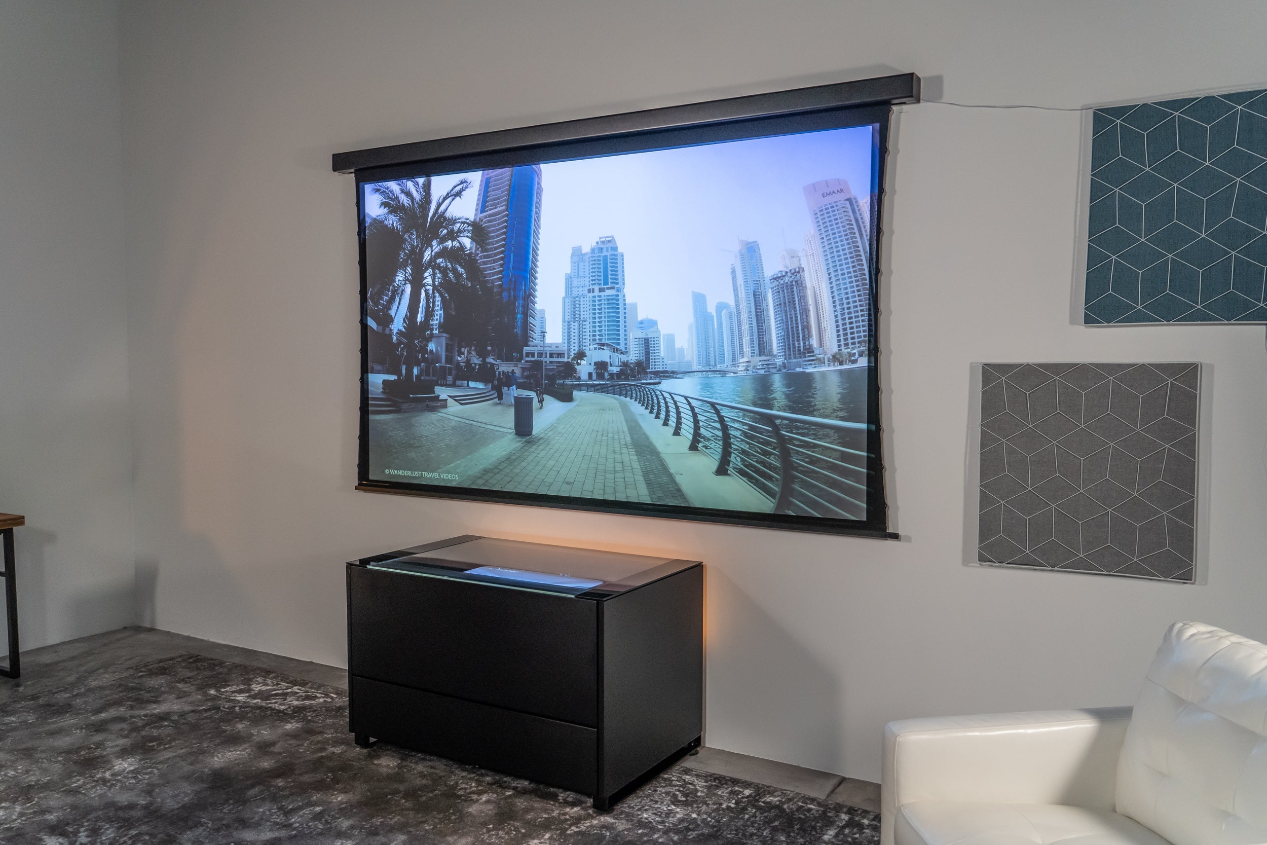 Aegis Ultra Short Throw Projector Credenza