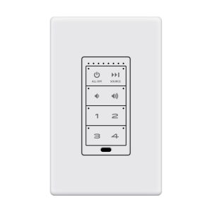 Autonomic In Wall Keypad for Mirage Audio Systems