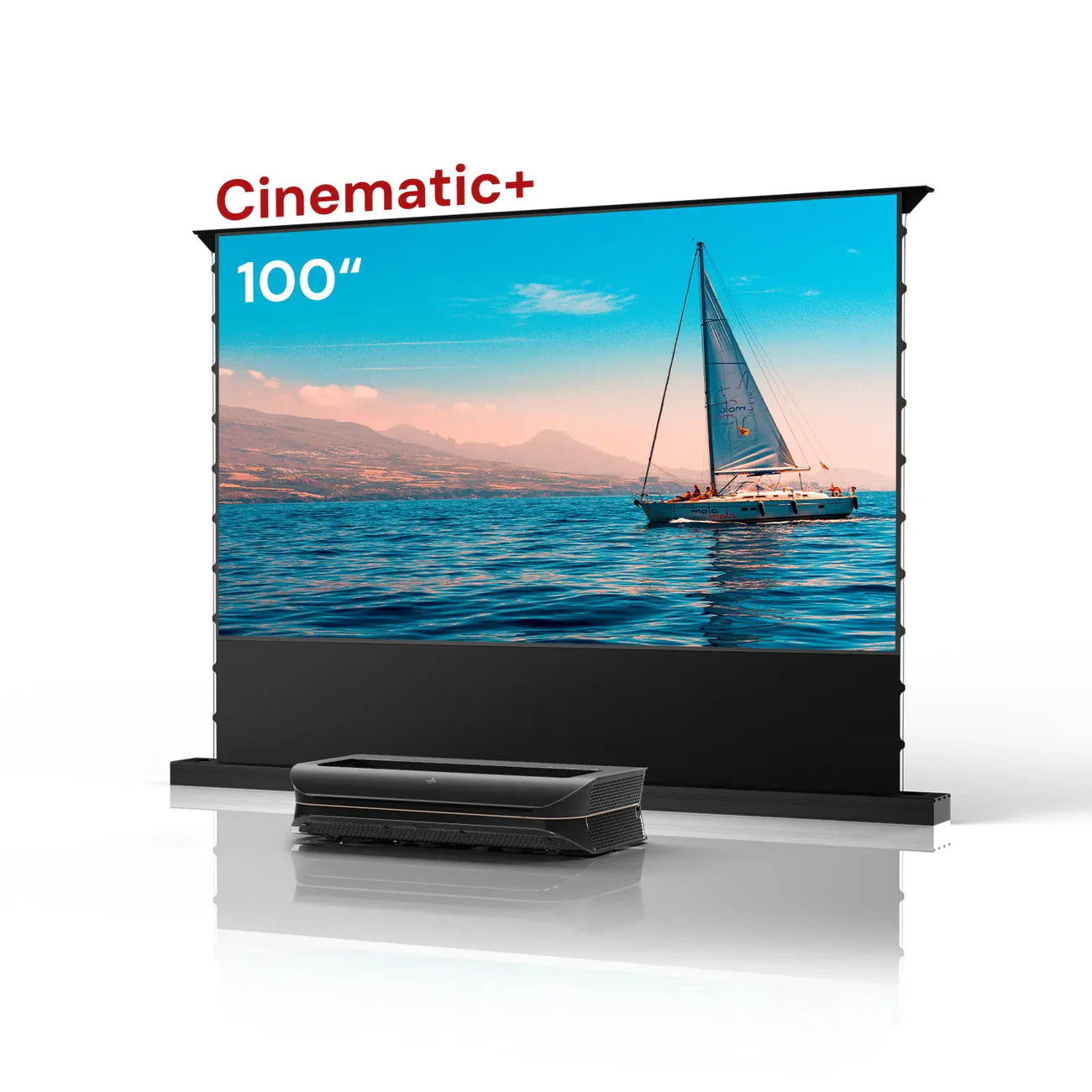 AWOL Vision LTV-3000 Pro Plus 100"-130" AWOL Vision Acoustic ALR Floor Rising Screen Bundle - Image 2