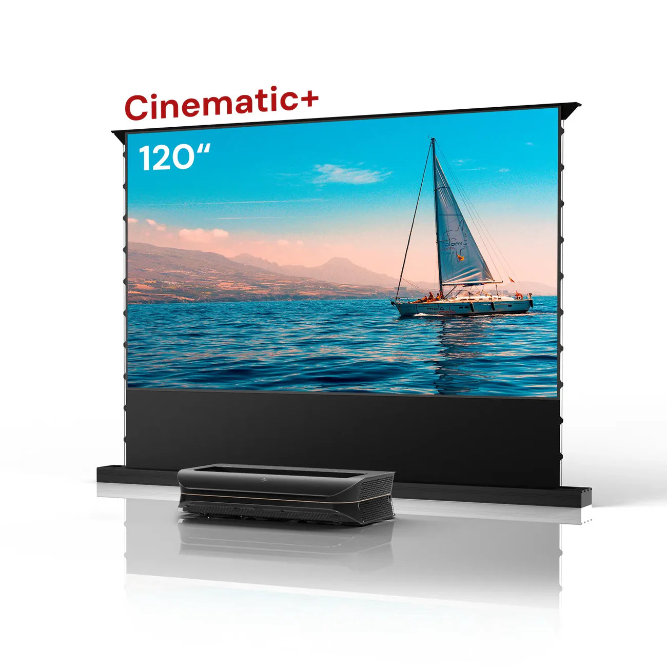 AWOL Vision LTV-3000 Pro Plus 100"-130" AWOL Vision Acoustic ALR Floor Rising Screen Bundle - Image 3